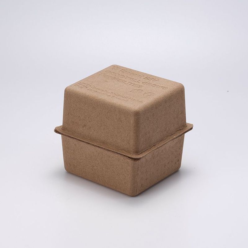Customized molded pulp box
