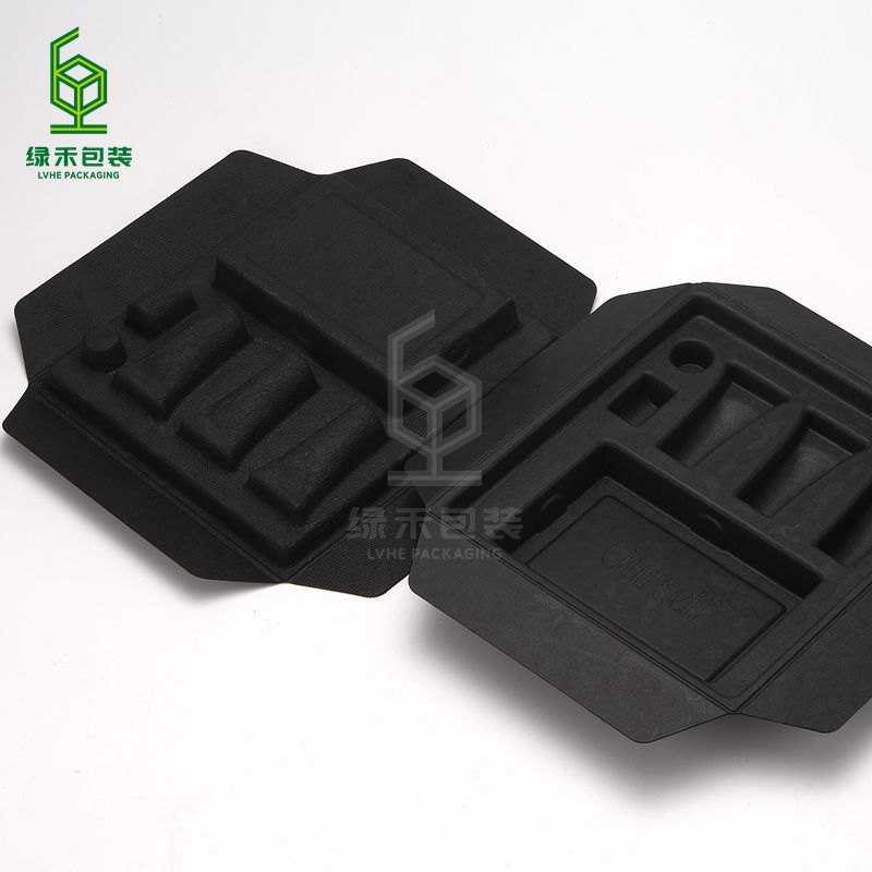 黑色纸托