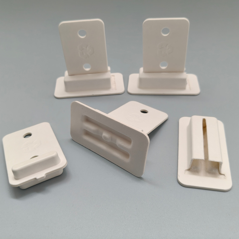 Biodegradable Cardboard Display Clips Pulp Racks Product Showcase Hang & Display